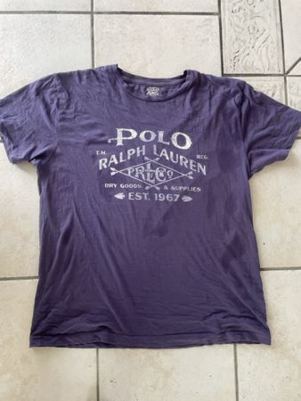 Polo Ralph Lauren lila T-Shirt Gr M Sommer 