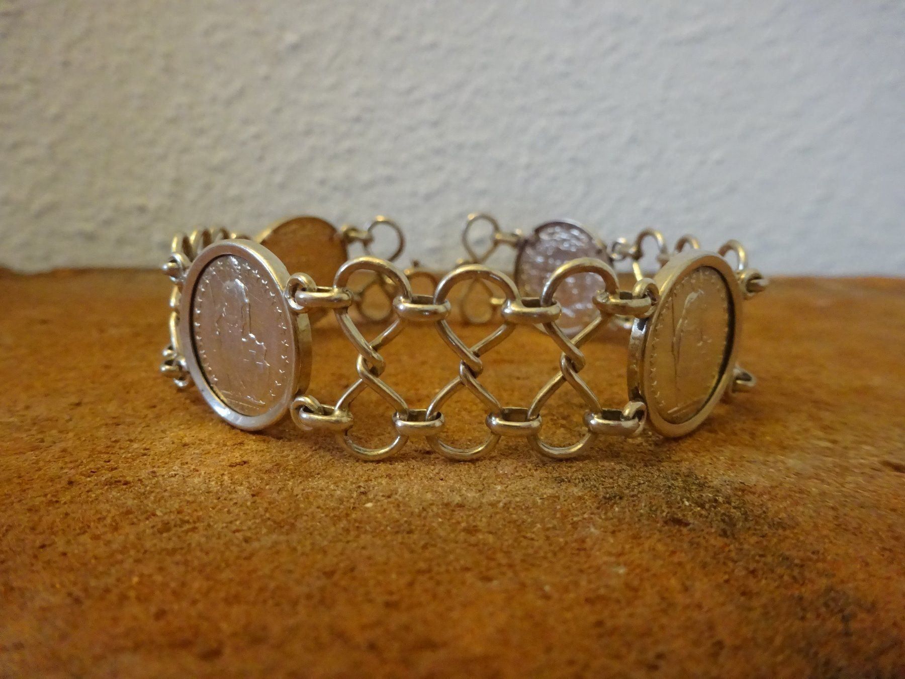 Armbänder & -reifen: Münzarmband 1950 / 800 Silber – Gebraucht aus Esslingen von FetteSchnecke