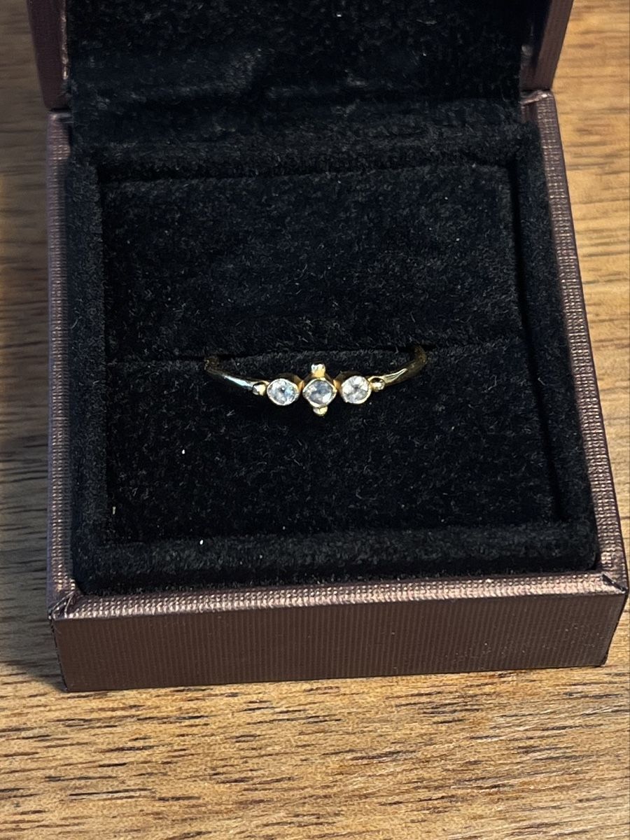 Bagues: Ring Mondstein vergoldet – D'occasion à Rotkreuz par zisii 3