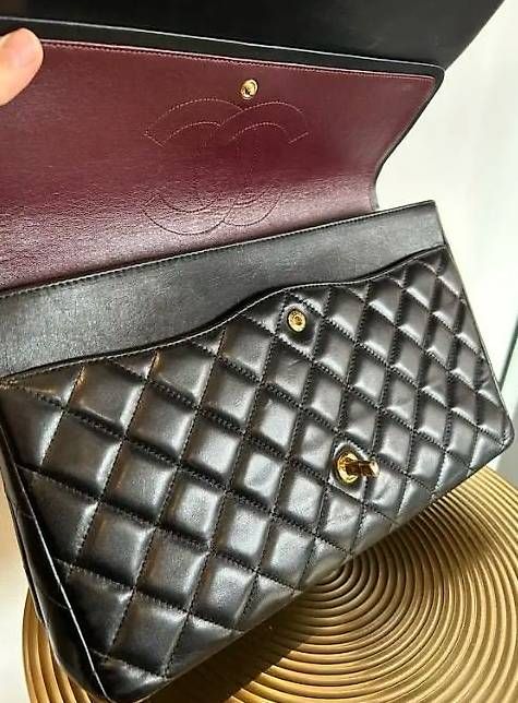 Borse da donna: Chanel - Classique Double Flapbag in der Maxi-Version – Usato da Wetzikon ZH venduto da GOOD-WATER 1