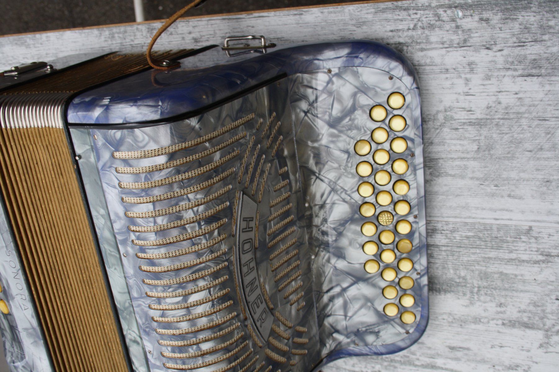Hohner Strumenti musicali: HOHNER SONORA AKKORDEON HANDORGEL – Usato da Wauwil venduto da Pneuedy 3