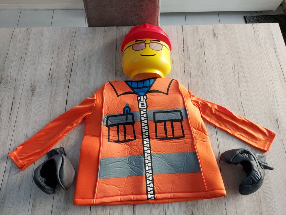 Lego Bauarbeiter Kostüm