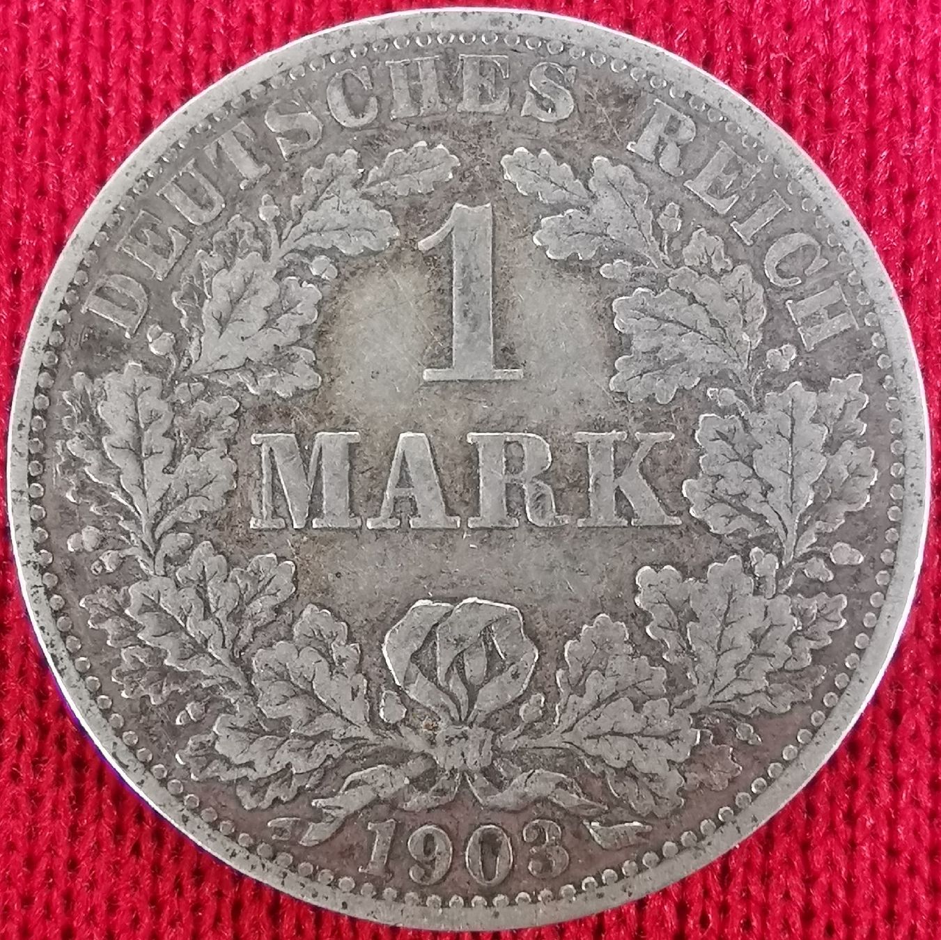 Alle Münzen: 1 Mark Deutsches Reich 1903 Silber 900 – Gebraucht aus Küssnacht am Rigi von Gold_und_mehr