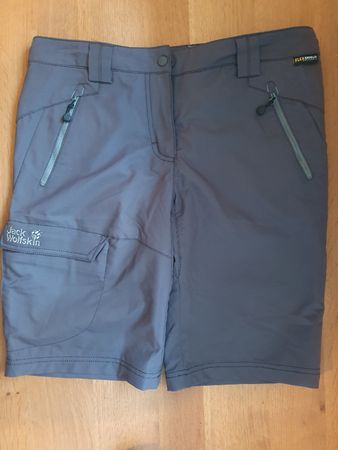 Jack Wolfskin Outdoor Shorts grau Grösse 38 Damen