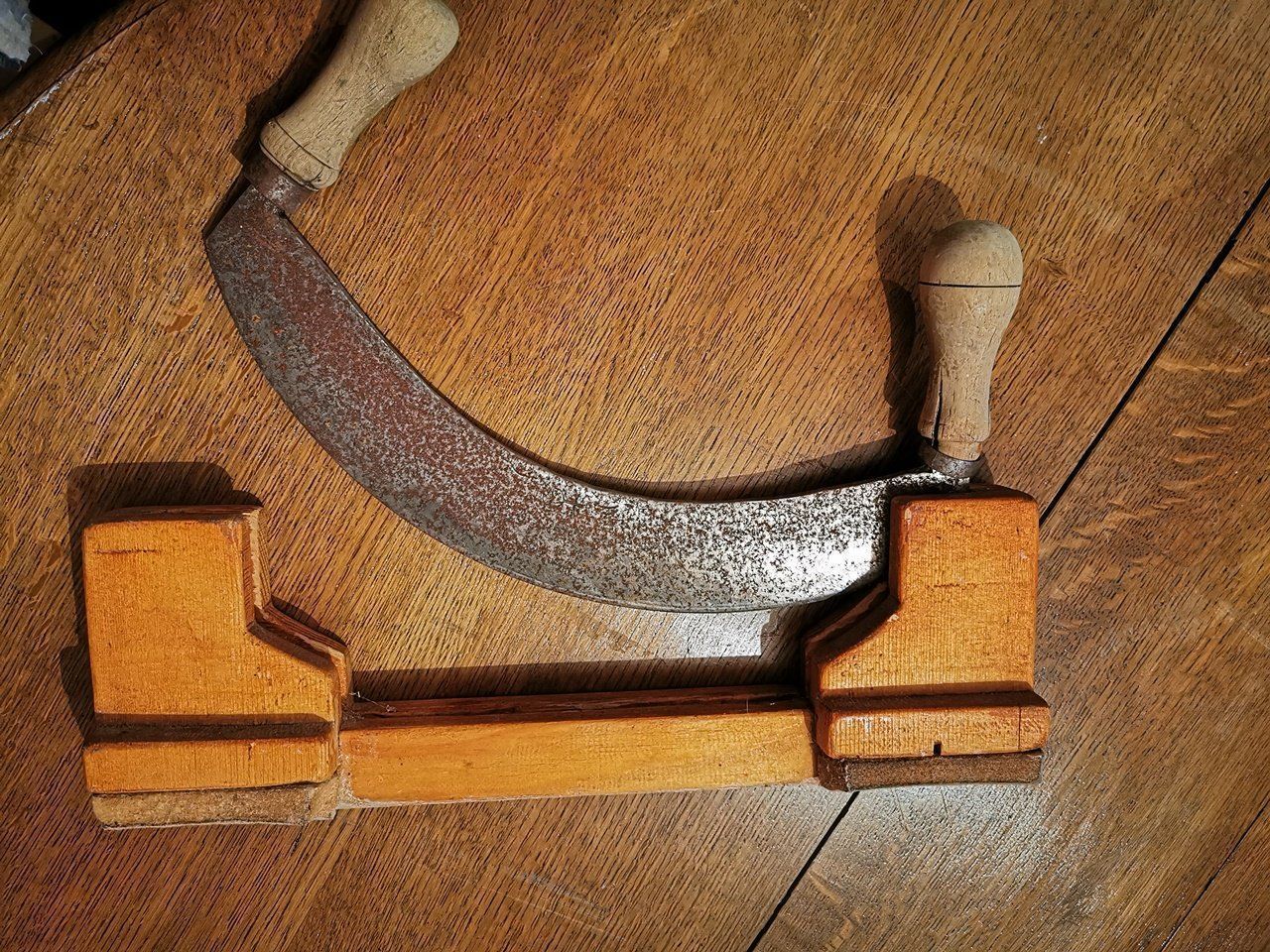 Coltelli da cucina: Antikes Wiegemesser Kräuter – Usato da Moutier venduto da Maria1704 3