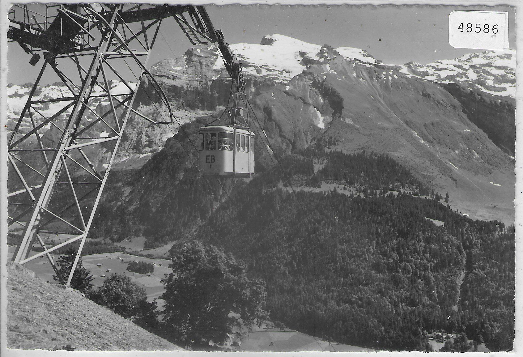 Ansichtskarten: Luftseilbahn Engelberg-Brunni – Gebraucht aus Ettingen von Kartenplanet