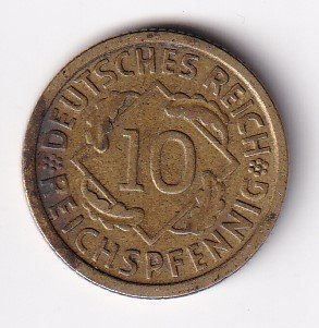 Tutti le monete: Deutsches Reich 10 R.pPfennig 1929 D – Usato da Neuchâtel venduto da karlpierrino 1