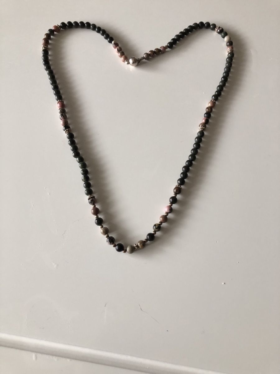 Ketten: Echte Steine Kette mit Sterling Silber 925 – Gebraucht aus Läufelfingen von Original100