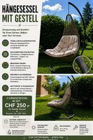Top Hängesessel mit Gestell  nur CHF 100! 