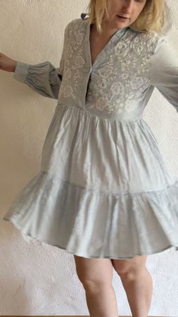 Zara Kleid hellblau