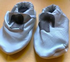 Baby Finkli Ökoleder Gr. 21-22 / chaussons bébé écol. 21-22