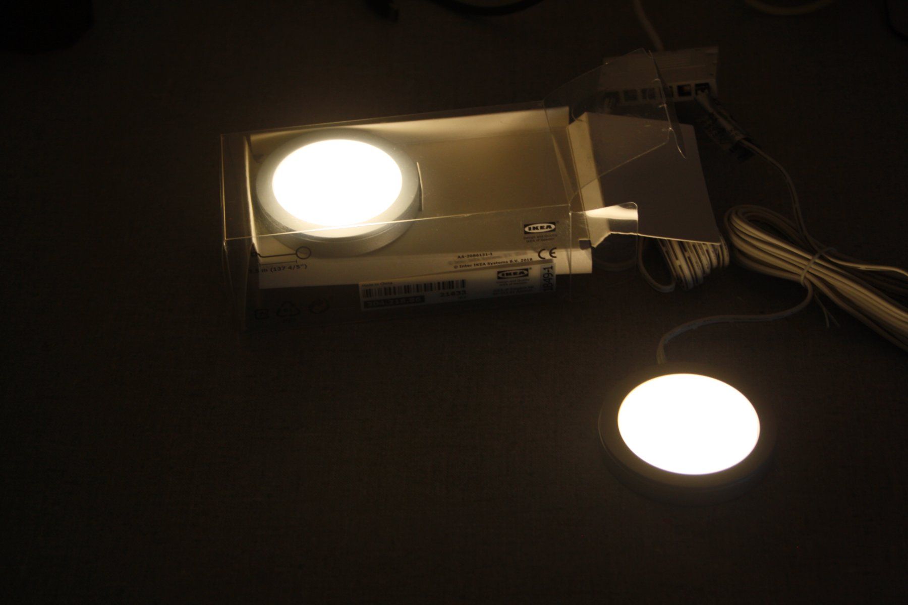 Ikea Lampade: VAXMYRA LED LAMPEN 2er SET SILBER IKEA LICHT – Usato da Wauwil venduto da Pneuedy 1
