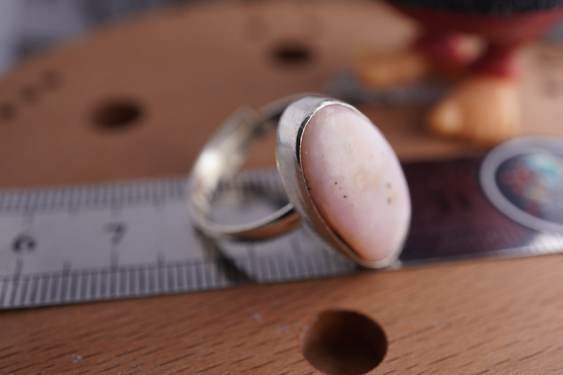 Minerali & Pietre curative: Opal   Rosa   ring Grösse  Variabel     (Räumung!) – Nuovo e nell'imballaggio originale da Eschenbach SG venduto da topstone 2