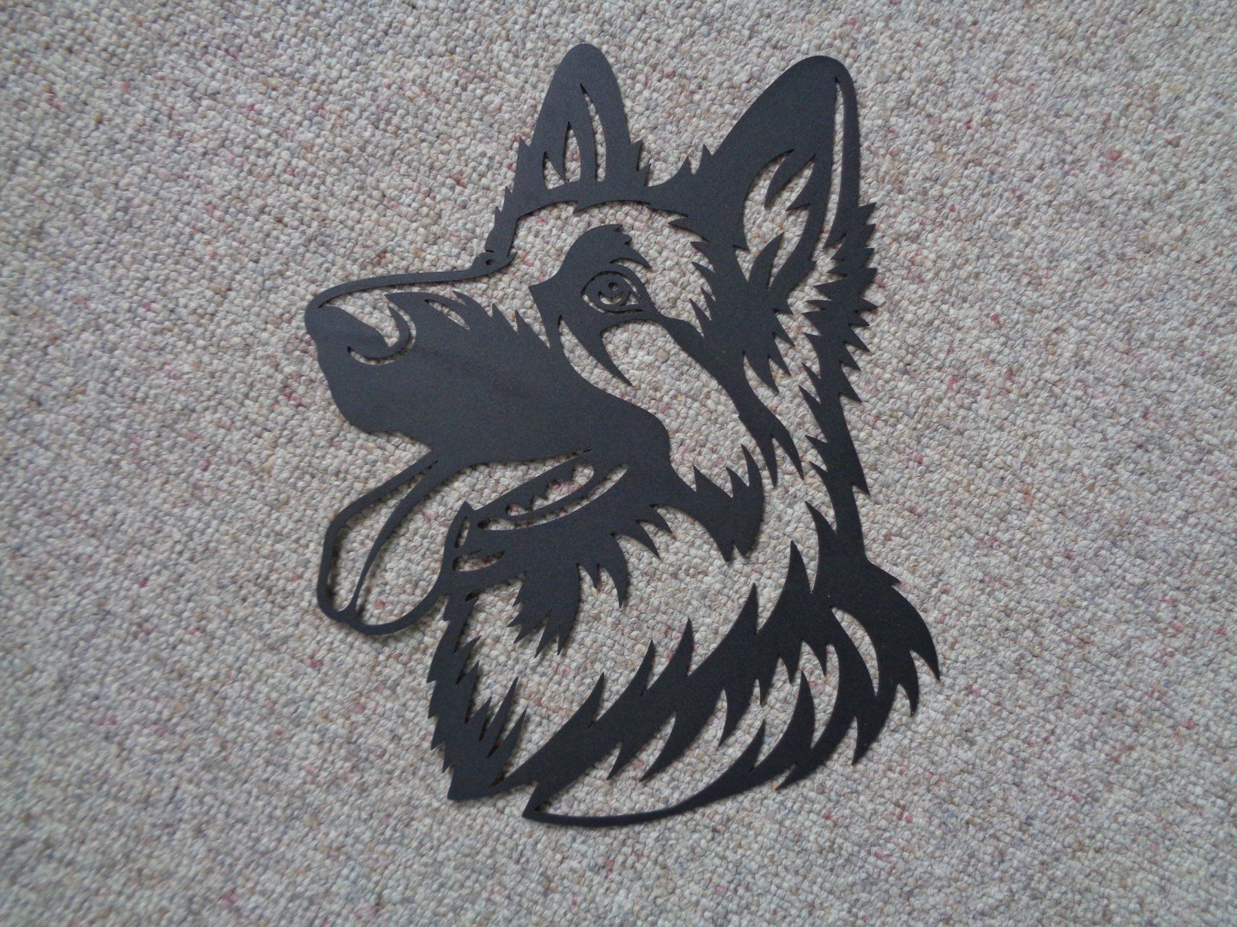 Foto & Immagini: Metall Wandkunst Schäferhund Kopf – Nuovo e nell'imballaggio originale da Langenbruck venduto da Gumsi 3