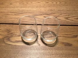 2 neue Trinkgläser