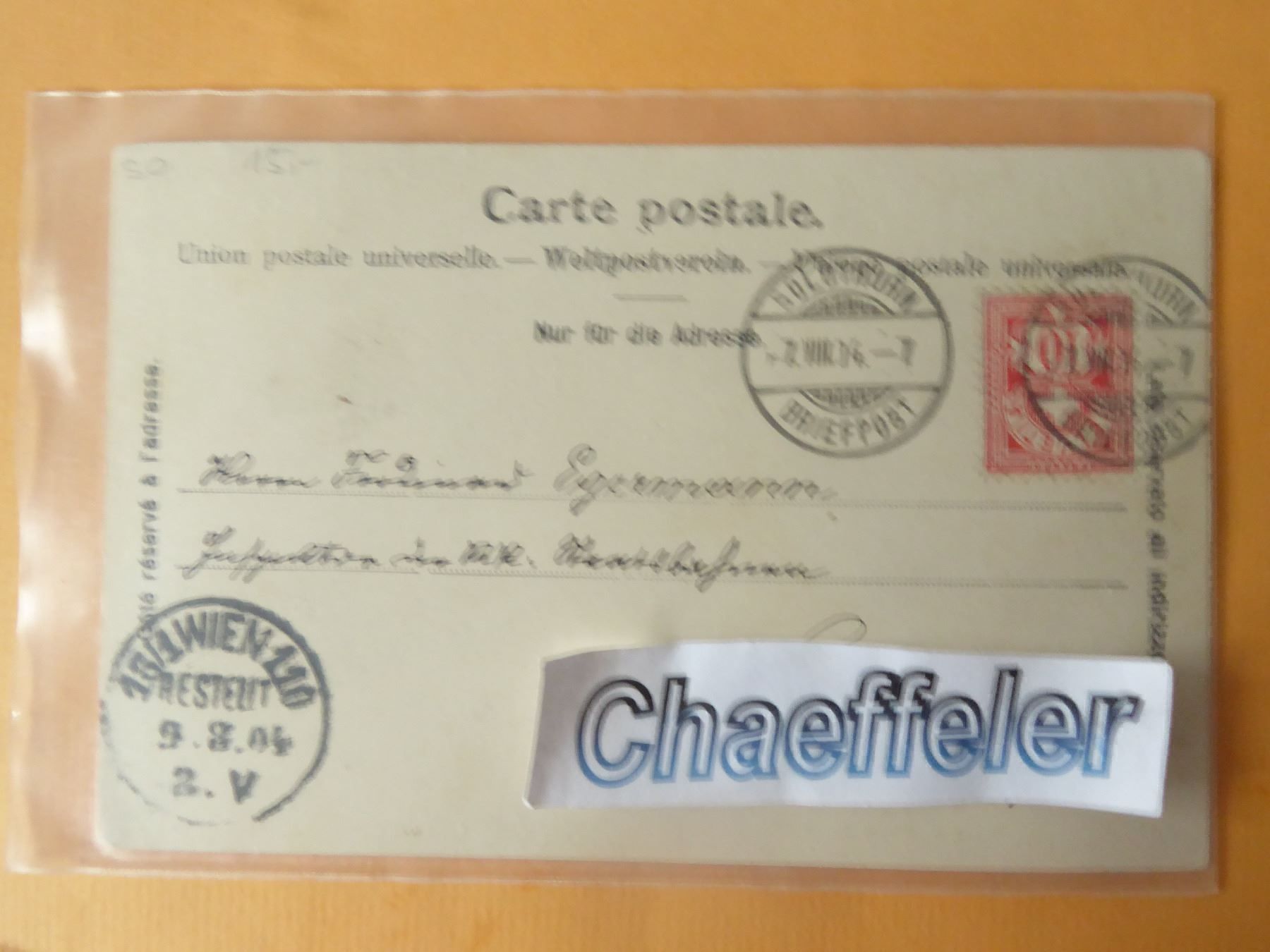 Cartoline postali: 1904 Solothurn – Usato da Zürich venduto da Chaeffeler 1
