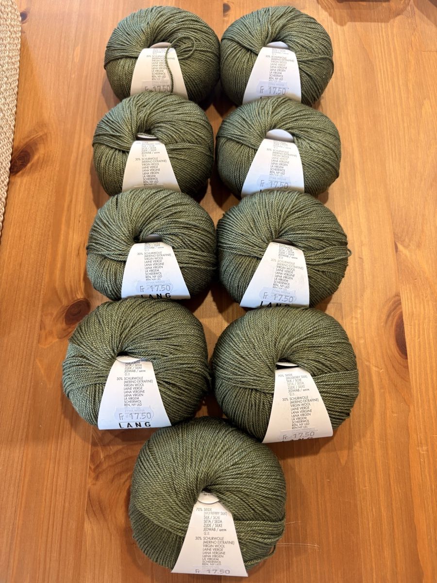 Cordicelle & Fili: Lang Classic Silk 9x vert  – Nuovo e nell'imballaggio originale da Bex venduto da eli_2kgy