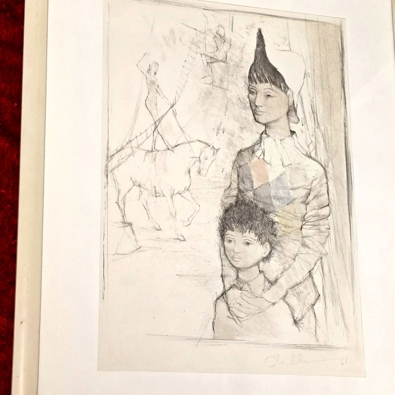 Grafica & Litografie: Otto Bachmann. Original-Lithografie. Handsigniert&datiert – Usato da Reinach BL venduto da Pendling