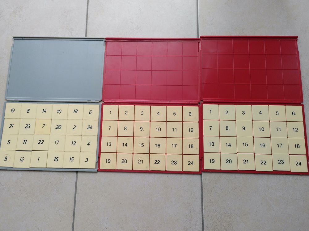 Lük: Kontrollgerät Mit 24 Aufgabenplättchen - Cofanetto Rosso Per Esercizi LÜK Compact - Gioco Educativo