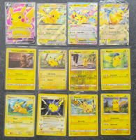 12xPikachu Karten DE
