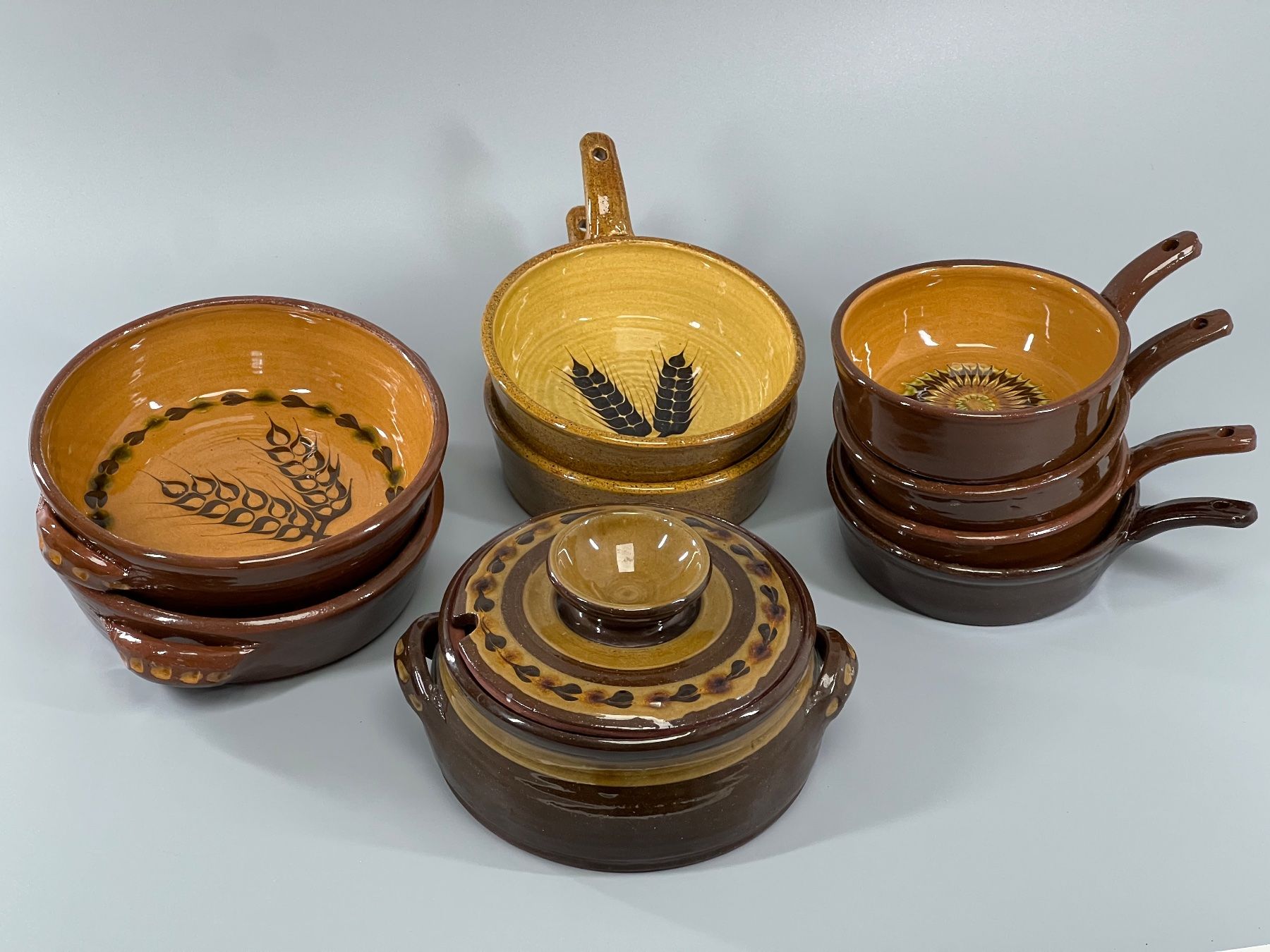 Set di piatti: Vintage John Brownhill Suffolk-Keramik & Soufflenheim-Samml – Usato da Sennhof venduto da Johnbest 1