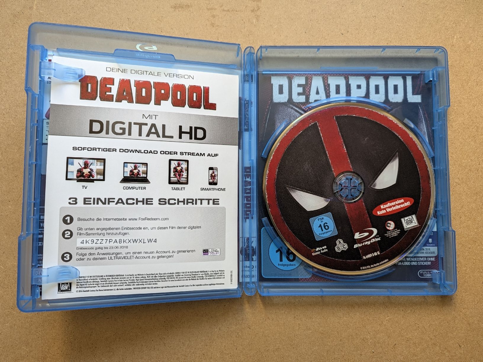Tutti i DVDs: Deadpool Film Blu-ray – Usato da Chur venduto da FreakofRarity 2