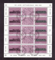 1982 Kleinbogen Gotthard-Bahn aus ABO**