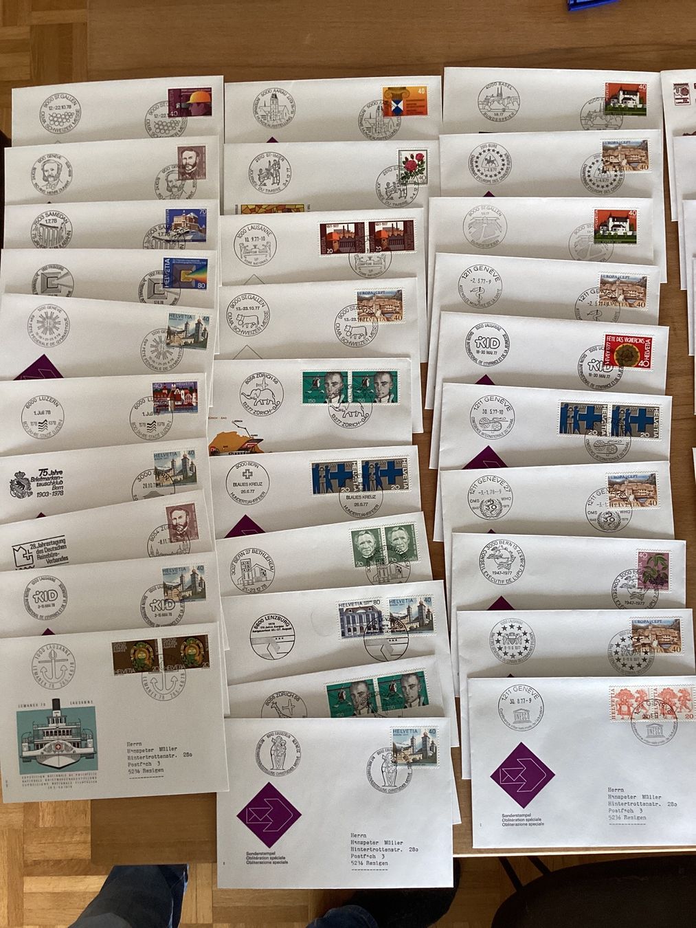 Tutti i francobolli: sonderstempel briefmarke – Usato da Reinach BL venduto da andreas_mueller 2