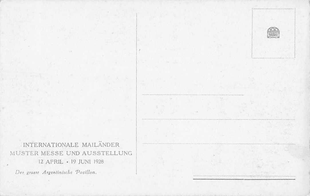 Cartoline postali: 4x Gruss von der MUSTERMESSE MAILAND 1928 – Usato da Winterthur venduto da SchatzchischtliWinti 5
