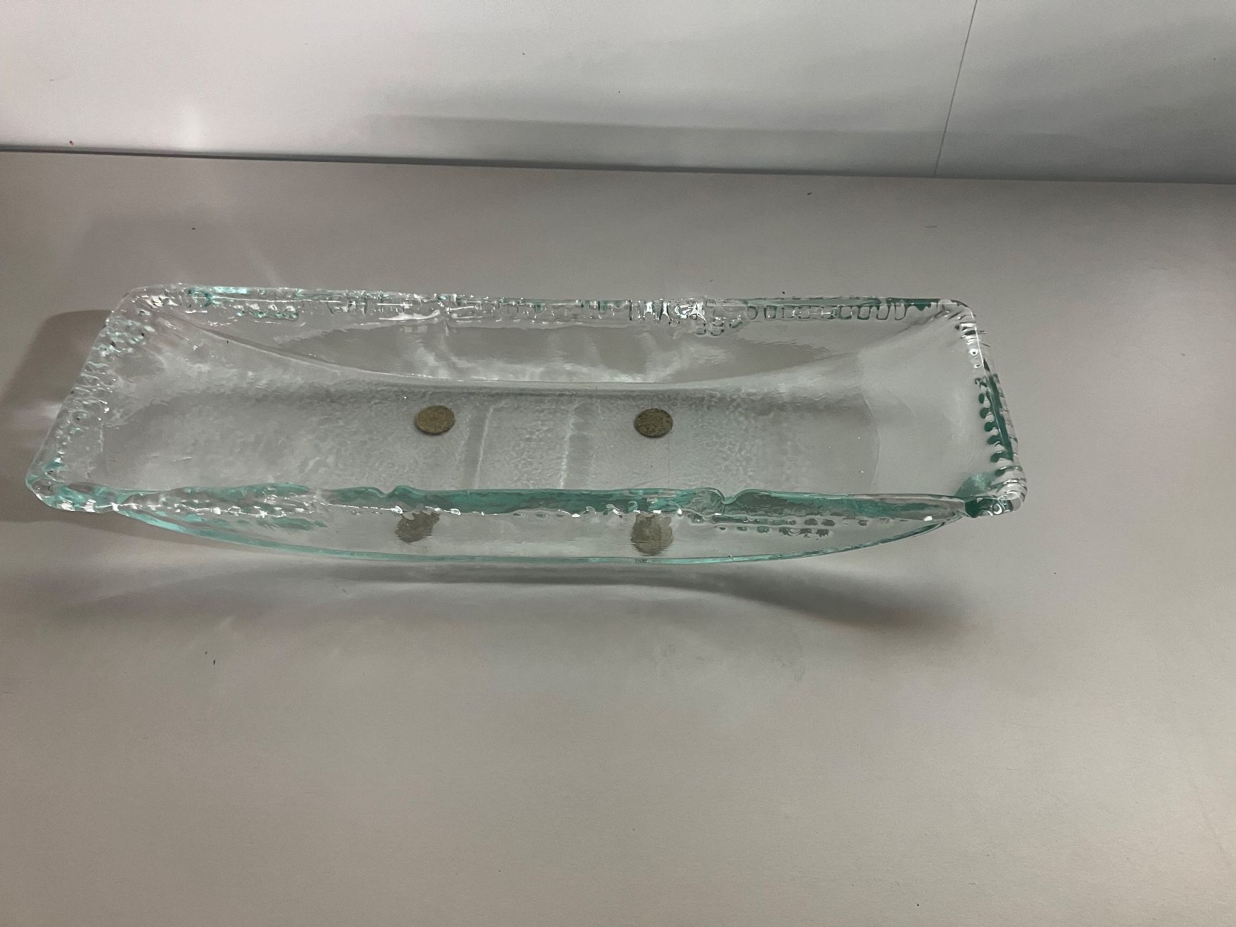 Ciotole: Früchteschale Glas, schmal – Usato da Winterthur venduto da efant12 3