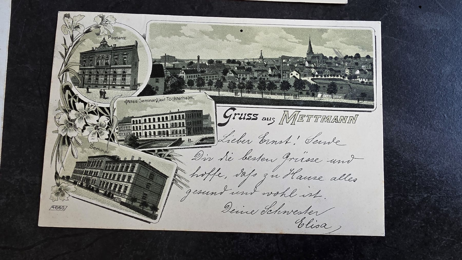 Ansichtskarten: Lot Ansichtskarten Deutsche Reichspost ab 1897 ,div Lithos – Gebraucht aus Reichenburg von Pipo-67 6