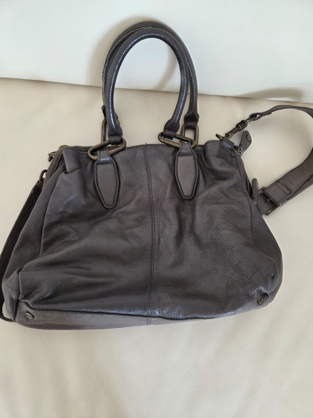 Liebeskind Borse da donna: Liebeskind Ledertasche mittelgrau – Usato da Oberkirch LU venduto da aimee2010 3