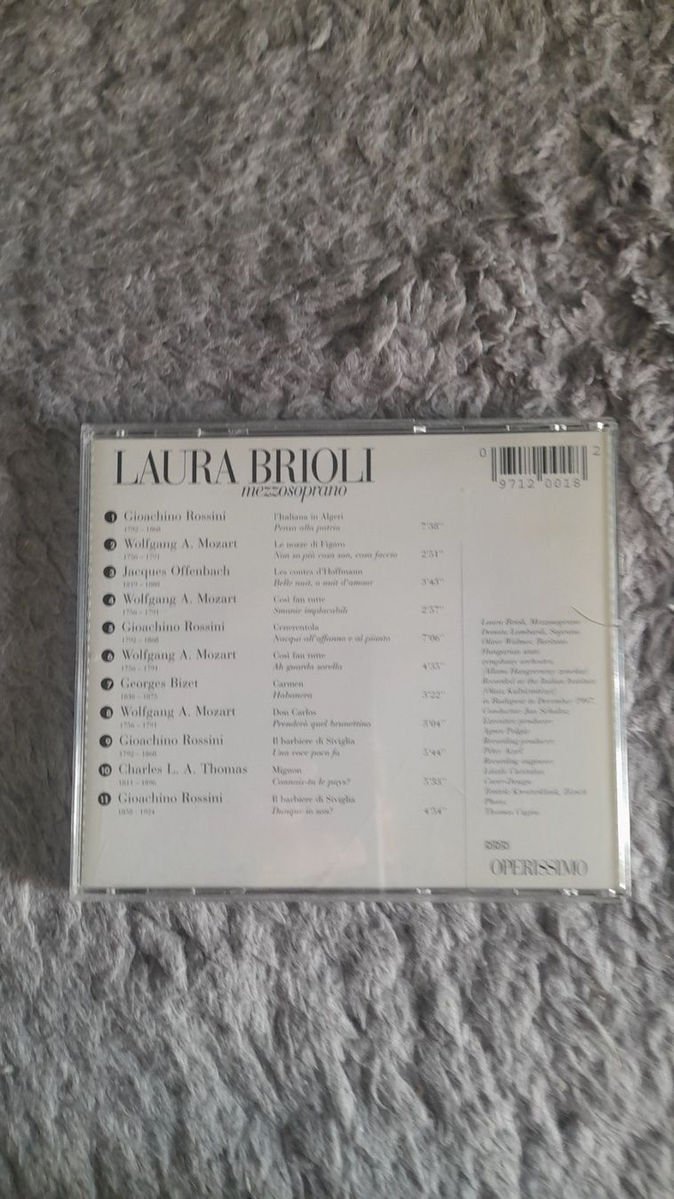 CD: LAURA BRIOLI    MEZZOSOPRANO     CD – Usato da Wetzikon ZH venduto da Ramones01 1