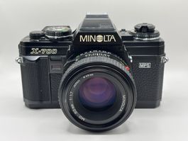 Minolta X-700 mit MD 50mm f/1.7 - filmgetestet