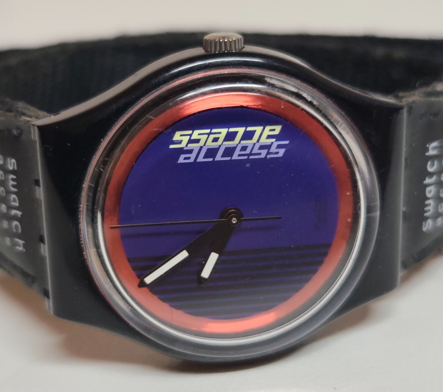 Swatch Orologi: Swatch ⌚️ACCESS DOUBLE LOOP - SKB100 – Usato da Eschenbach SG venduto da Piratenschatz 2