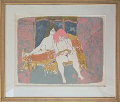 Marco Richterich, Original Lithographie, 50 x 62 cm