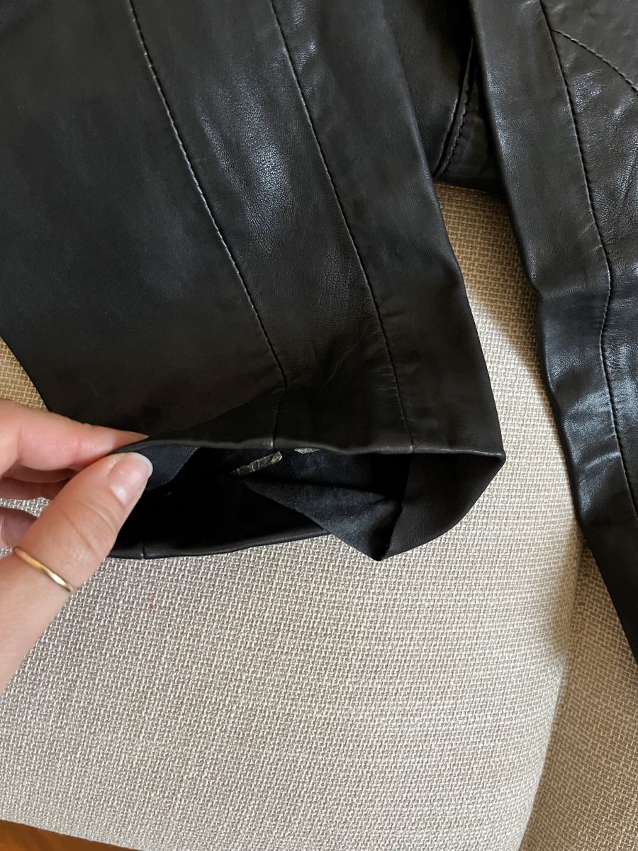 Maje Pantaloni: MAJE Leather Cargo Pants Black Size 40 - Great Style! – Usato da Mies venduto da Nib2011 8