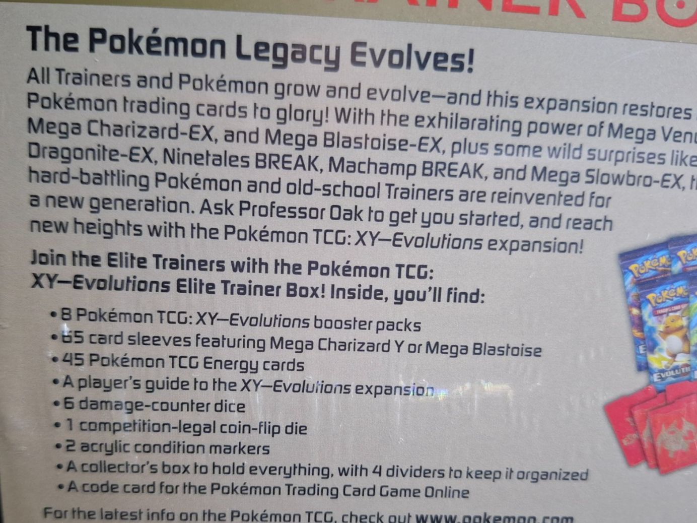 Pokémon Carte collezionabili: POKEMON XY EVOLUTIONS MEGA CHARIZARD ELITE TRAINER BOX engl – Nuovo e nell'imballaggio originale da Schlieren venduto da Alena020_0 3