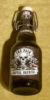 Biker Bierflasche "The Pack - Brutal Brewski" (Rarität)