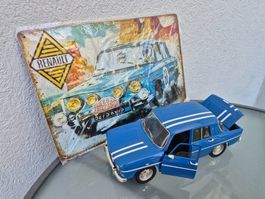 Renault 8 Gordini von solido 1:18 inkl. Blech Schild