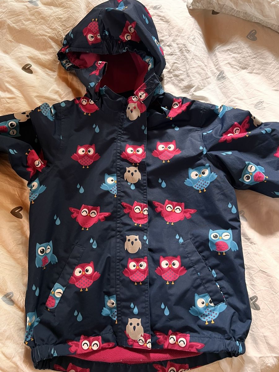 Giacche & Cappotti: Regenjacke  Eulen blau Grösse 122-128 – Usato da Walenstadt venduto da Memphis04