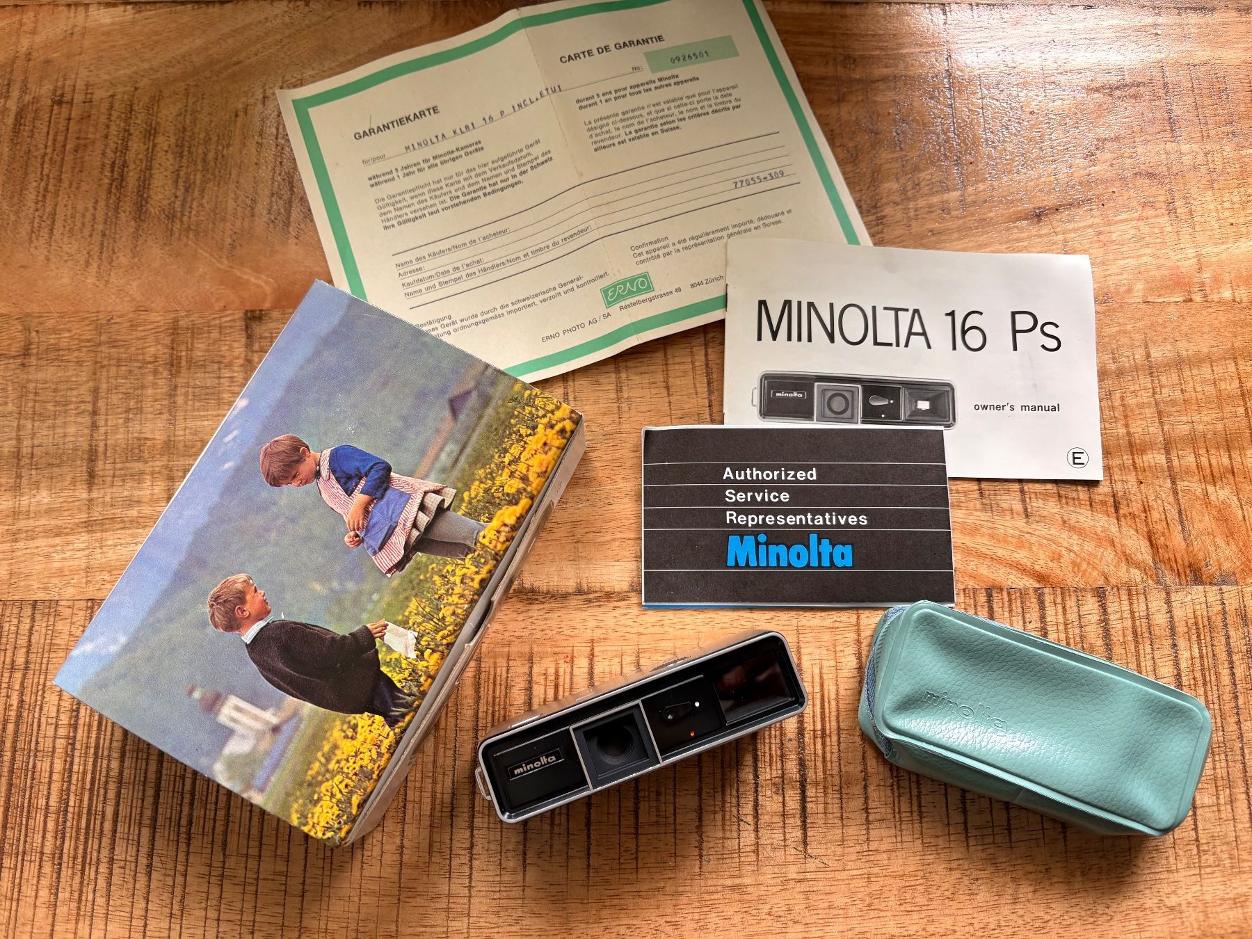 Minolta Fotocamera: Minolta 16 ps Set Neu – Nuovo e nell'imballaggio originale da Rapperswil SG venduto da reb_6fhl