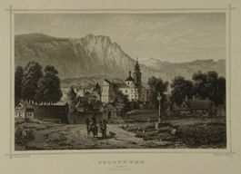 SOLOTHURN, STAHLSTICH NACH ROHBOCK 1870