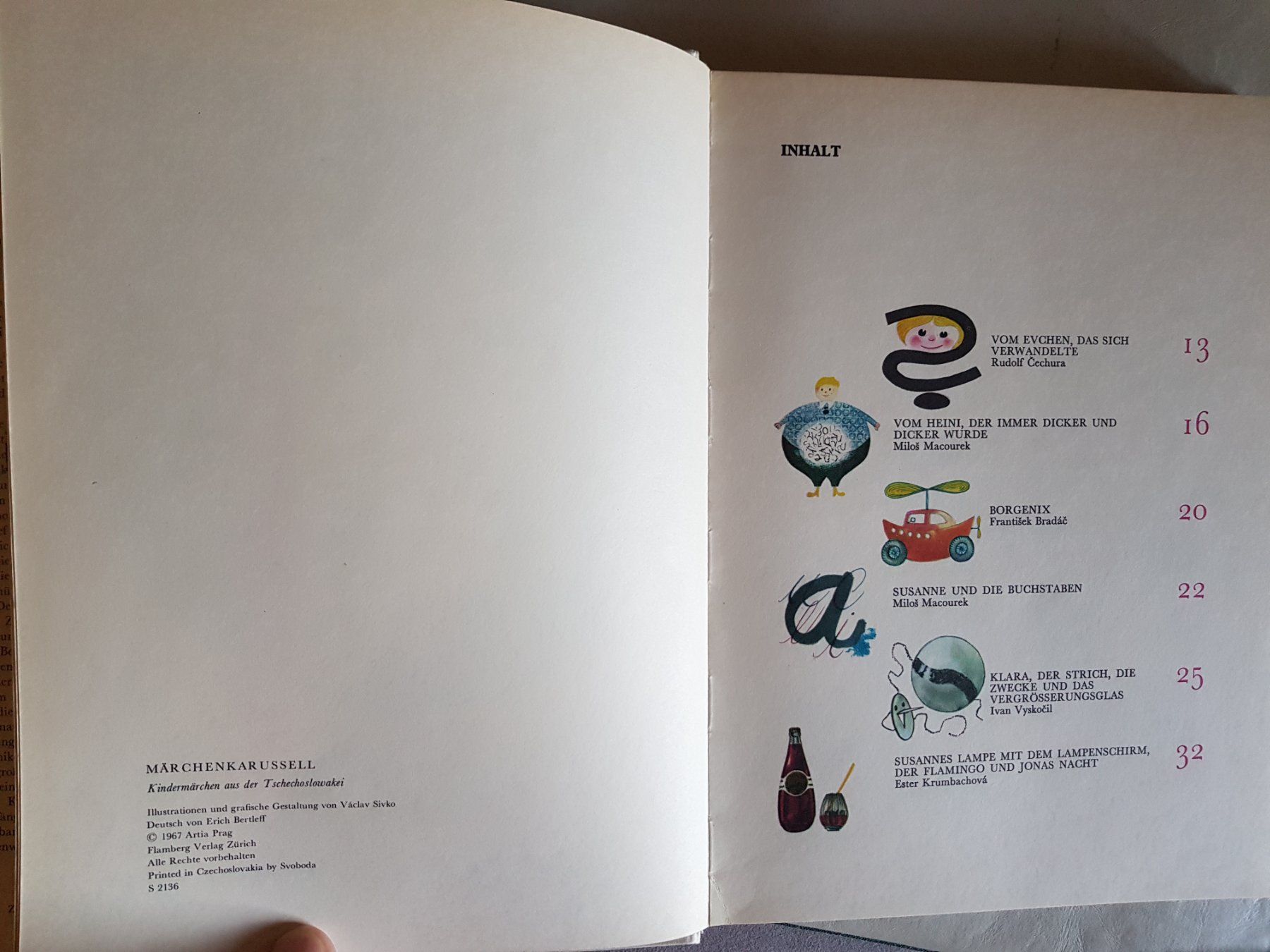 Libri: Märchenkarussell  1967 Märchen aus der Tschechoslowakei – Usato da Walterswil BE venduto da Lonitti 4