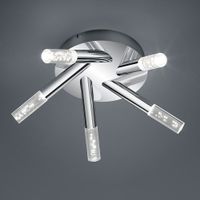 LED Deckenleuchte, Chrom, IP44