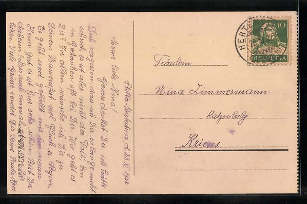 Cartoline postali: Hertenstein, Töchterinstitut - Sprechzi – Usato da Berlin venduto da bartko-reher 1