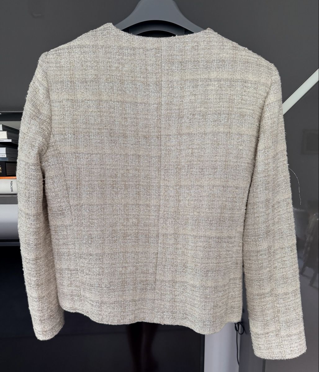Max Mara Giacche: Giacca Max Mara tweed beige oro donna – Usato da Lugano venduto da fer_ckb9 5