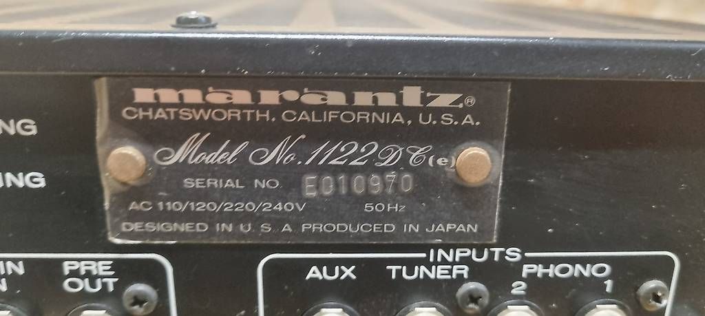 Amplificatori: Maranz Model 1122DC Vintage Hifi Sound – Usato da Zürich venduto da Basil1kum 3