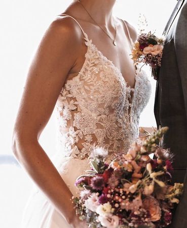 Brautkleid Modeca Grösse 34 Ivory