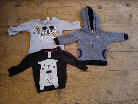 Pullover Oberteil Set 74 Smiley C&A Baby